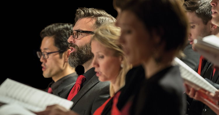 Singers of Det Norske Solistkor.